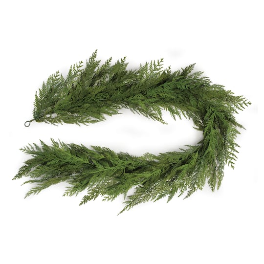 Melrose 6ft. Green Fresh Touch Cedar Garland